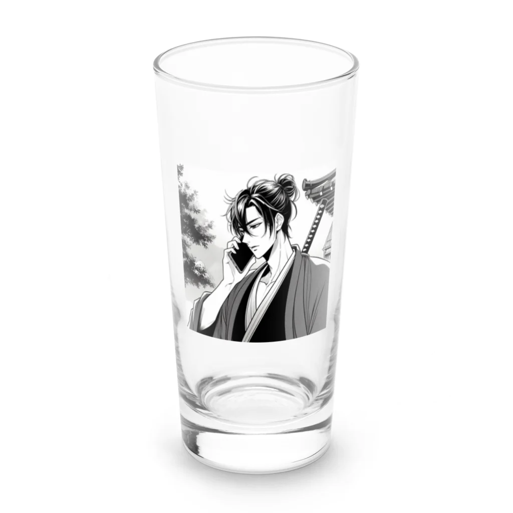 namidamakiのスマホ侍 Long Sized Water Glass :front