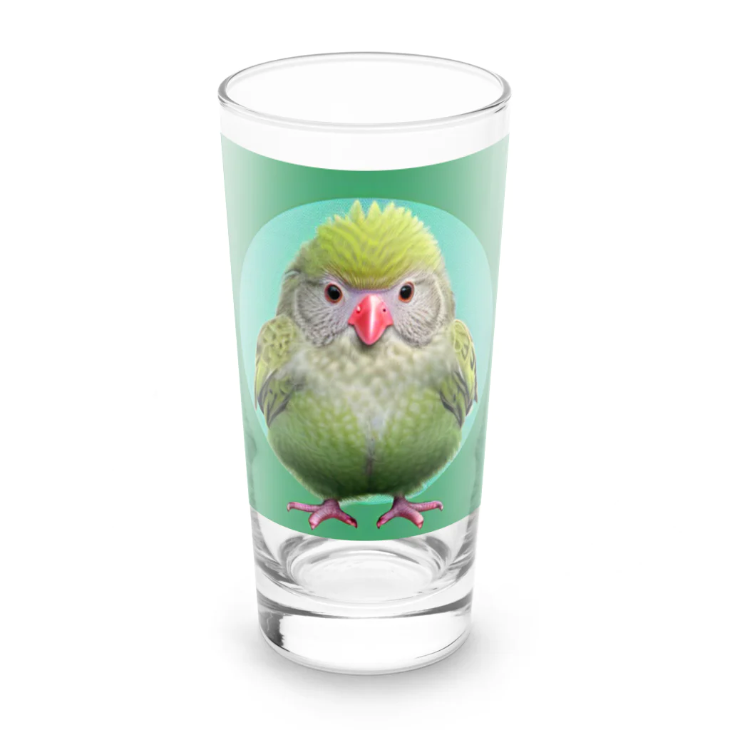 ３の字屋のカカポグッズ Long Sized Water Glass :front