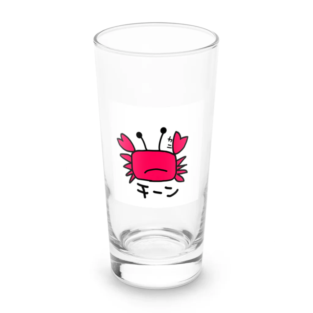 いらすとのおみせのカニだよ Long Sized Water Glass :front