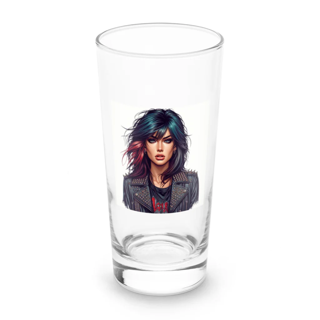 もーこーのROCKしてます Long Sized Water Glass :front