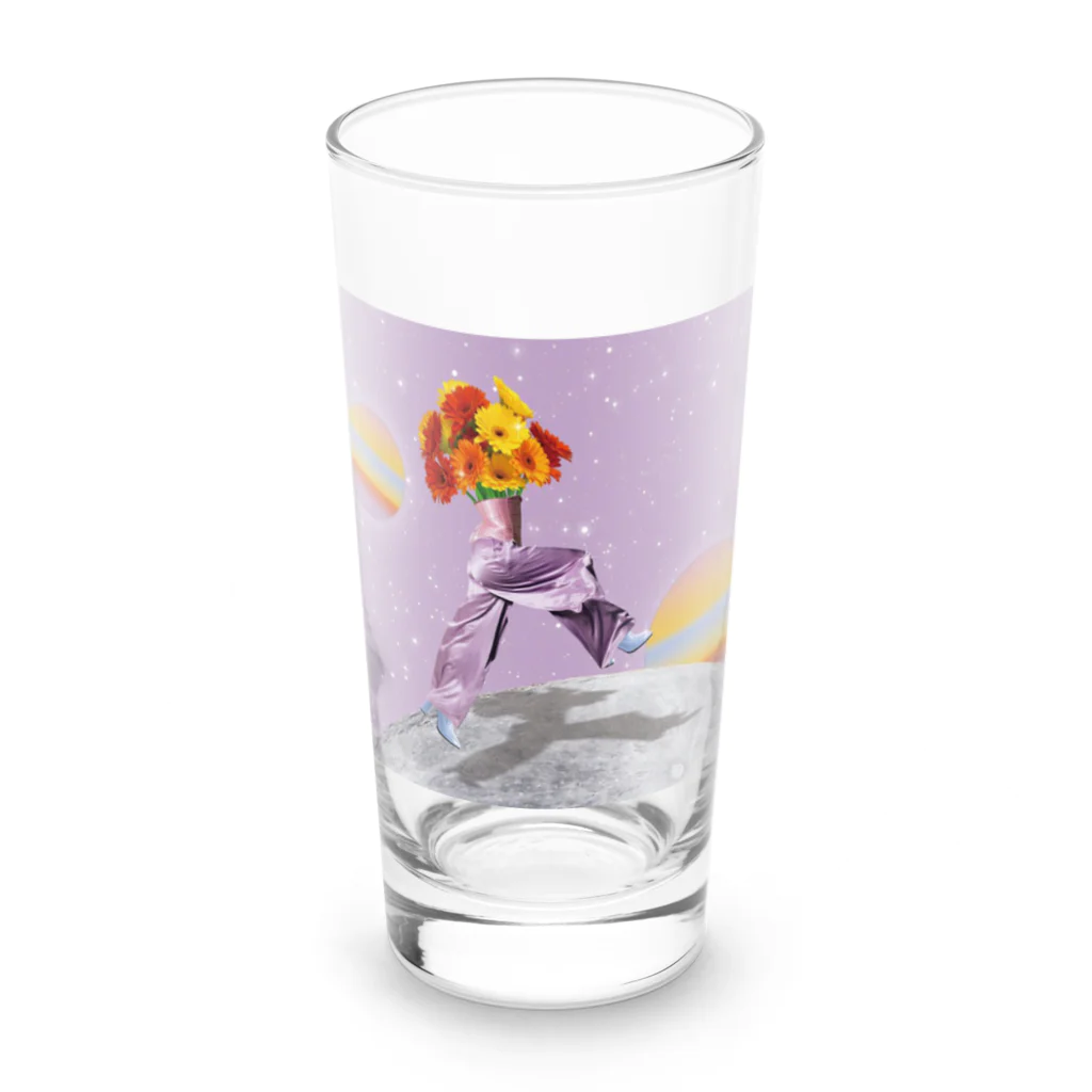 ERiMARi'SHOPのPoppin'ピンクパープル Long Sized Water Glass :front