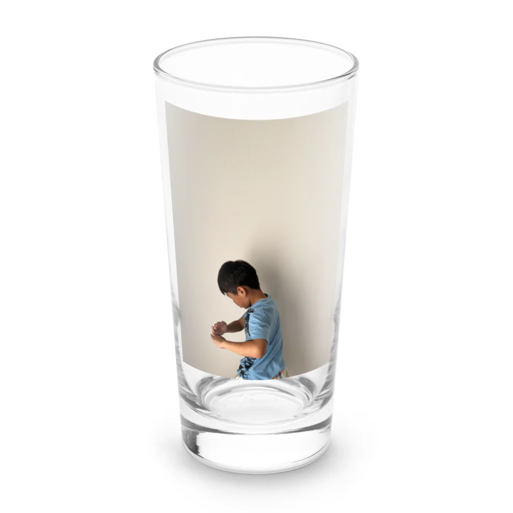 Minashのぼくのカッコいいポーズ Long Sized Water Glass :front