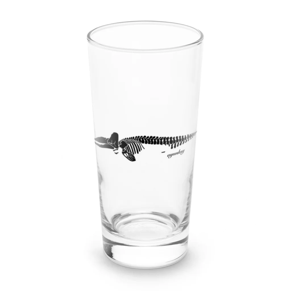 ayunksyのマッコウクジラの標本 Long Sized Water Glass :front