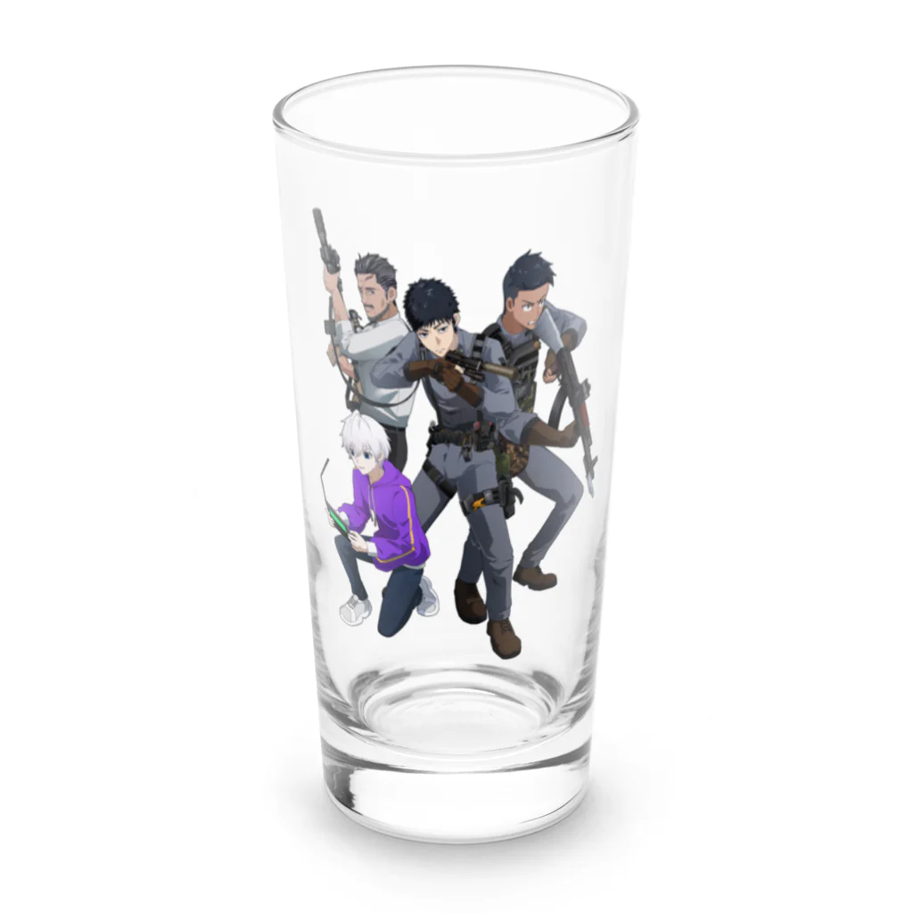 Saito Daichi【クリエイター】の『シビルミリタリーセルヴス』「チーム境」グッズ Long Sized Water Glass :front