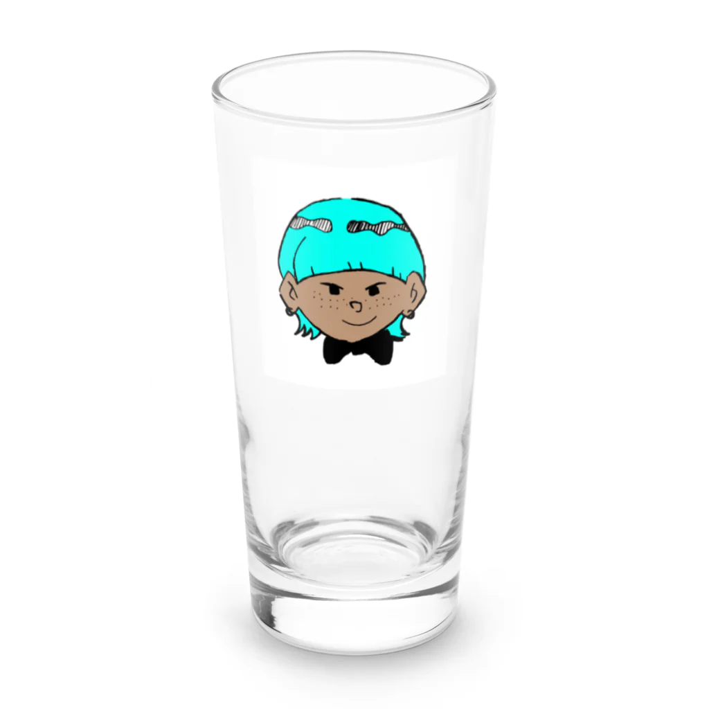 つきの性別のないあの子 Long Sized Water Glass :front