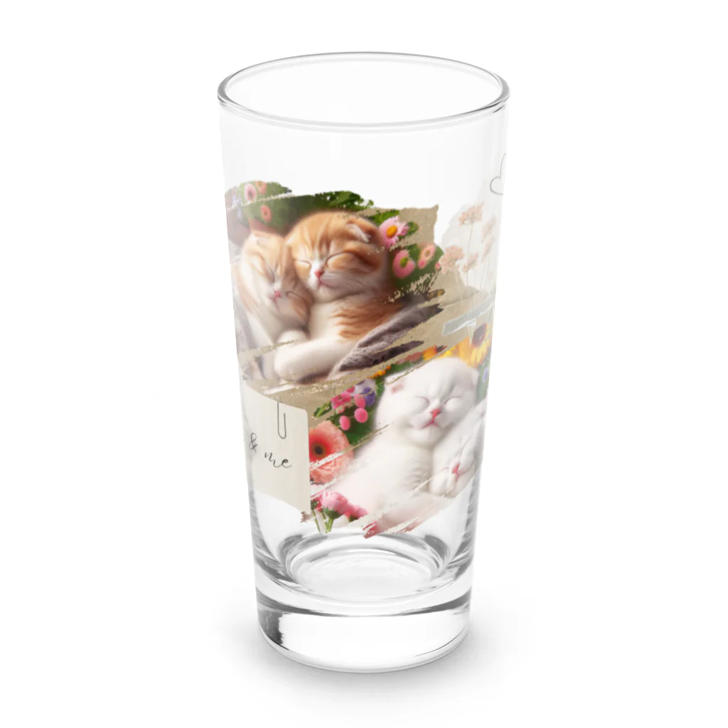 Neneko ❧  夢幻【むげん】の添い寝仔猫 Long Sized Water Glass :front