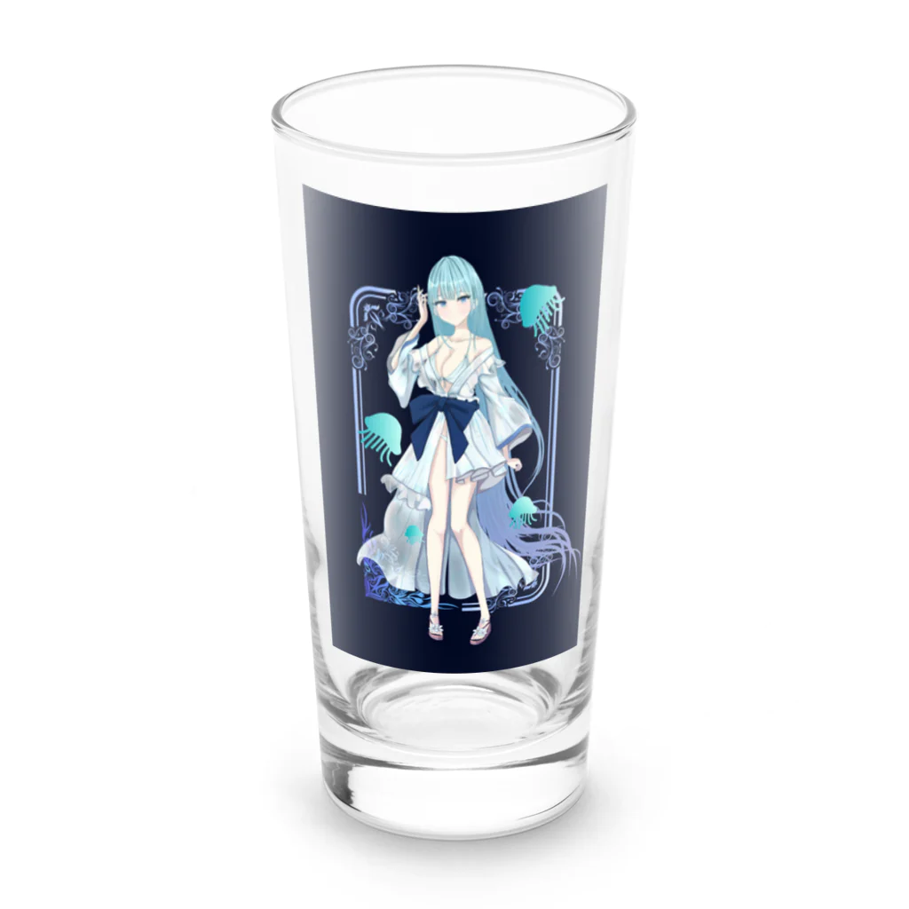 chicodeza by suzuriのくらげちゃん全身 Long Sized Water Glass :front