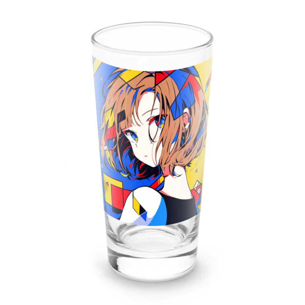 みっきりのお店の女性 3 【デ・ステイル】 Long Sized Water Glass :front