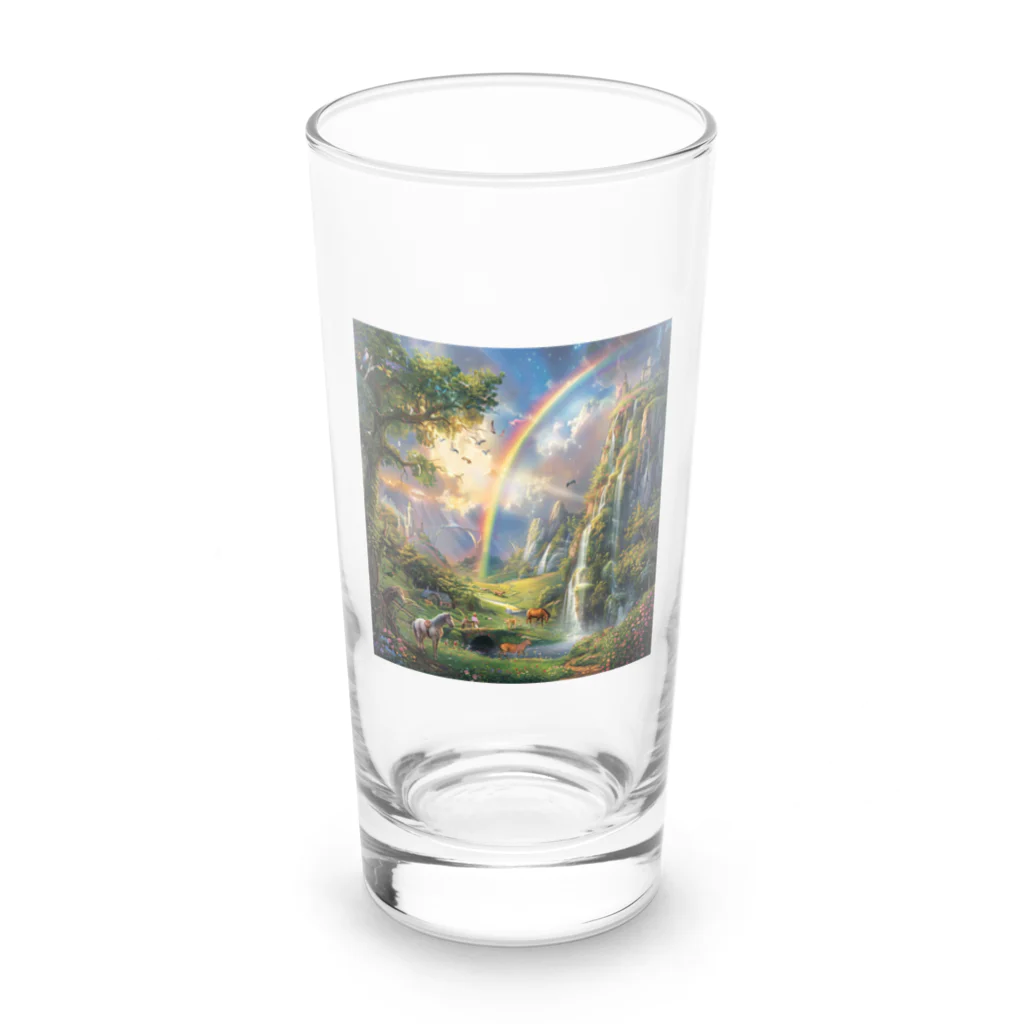 AQUAMETAVERSEの夢の国 Long Sized Water Glass :front