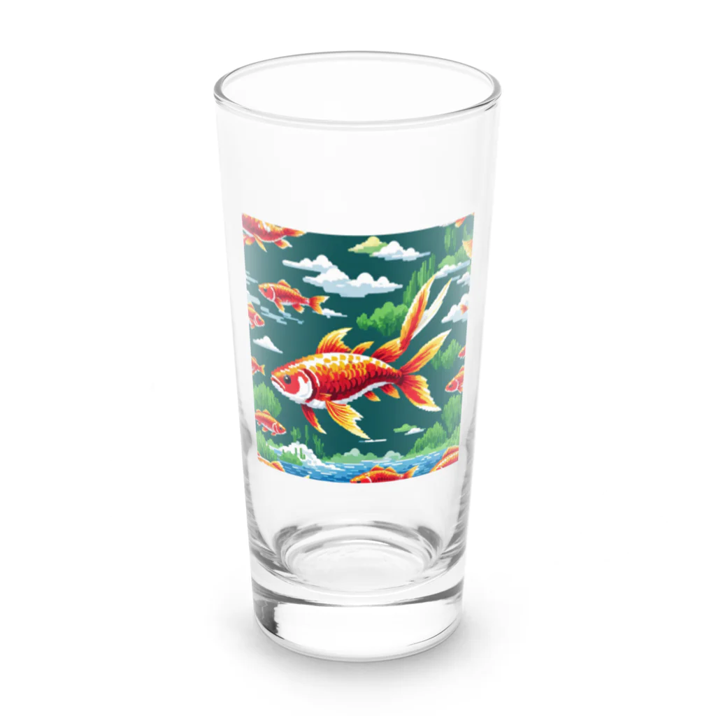 yukki1975のピクセルアートの5月 Long Sized Water Glass :front