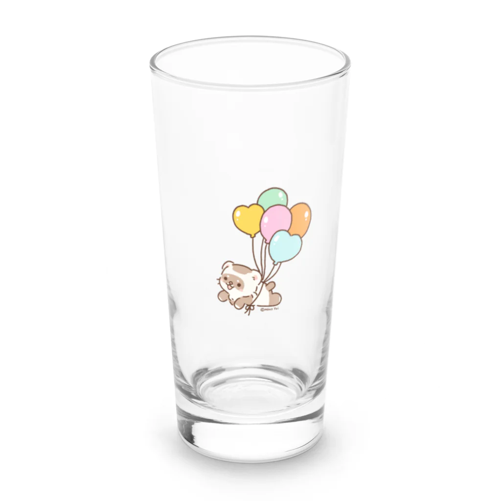 ふぇれねっと＠SUZURIの空飛ぶふぇれっと Long Sized Water Glass :front