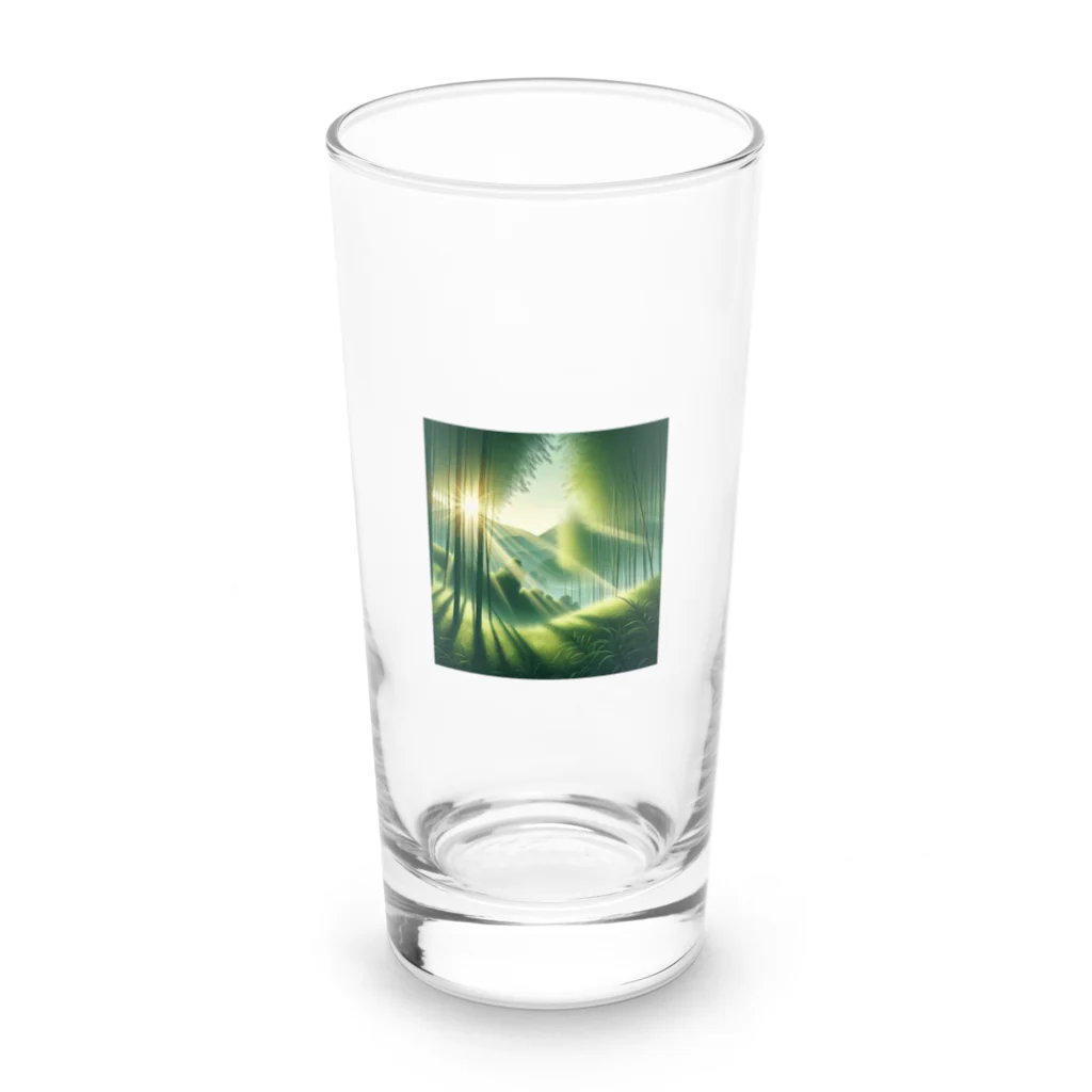 chapinnuの竹を見て涼しくなろう！ Long Sized Water Glass :front