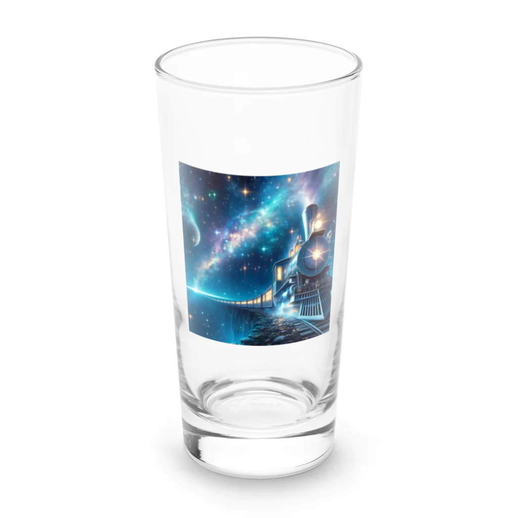 亀蘭タマムシの銀河鉄道の夜は、青空文庫で Long Sized Water Glass :front