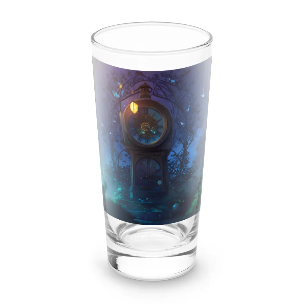 million-mindの夢幻的な時計塔 Long Sized Water Glass :front