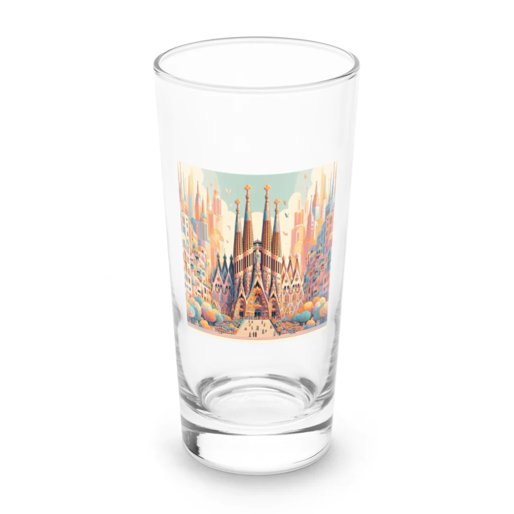 aoharu2005のサクラダファミリア Long Sized Water Glass :front