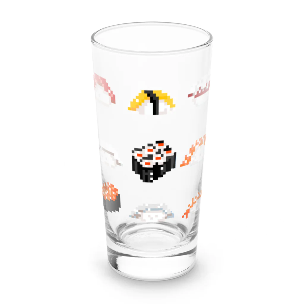 スズキマゴイチのドット絵お寿司 Long Sized Water Glass :front