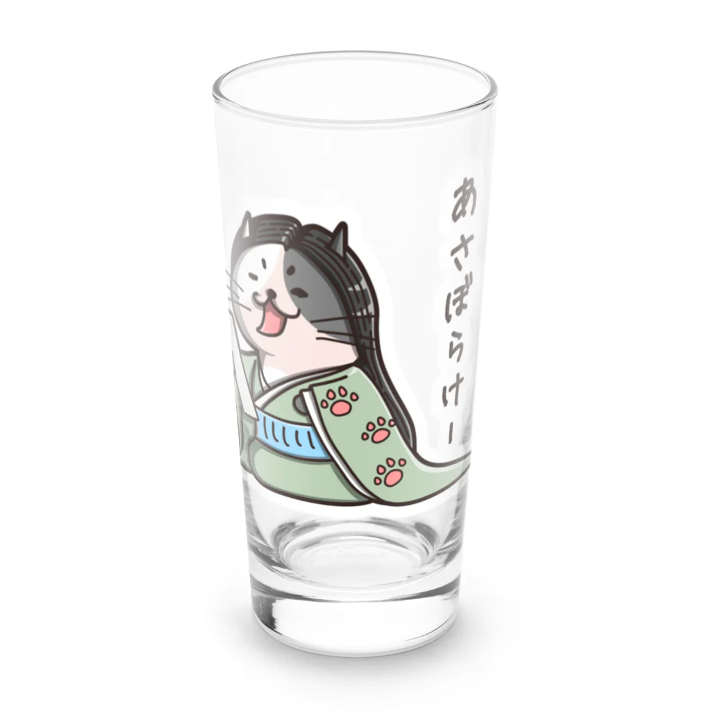 ひよこ男爵とまだむにゃんのせいしょうにゃごんだにゃん Long Sized Water Glass :front