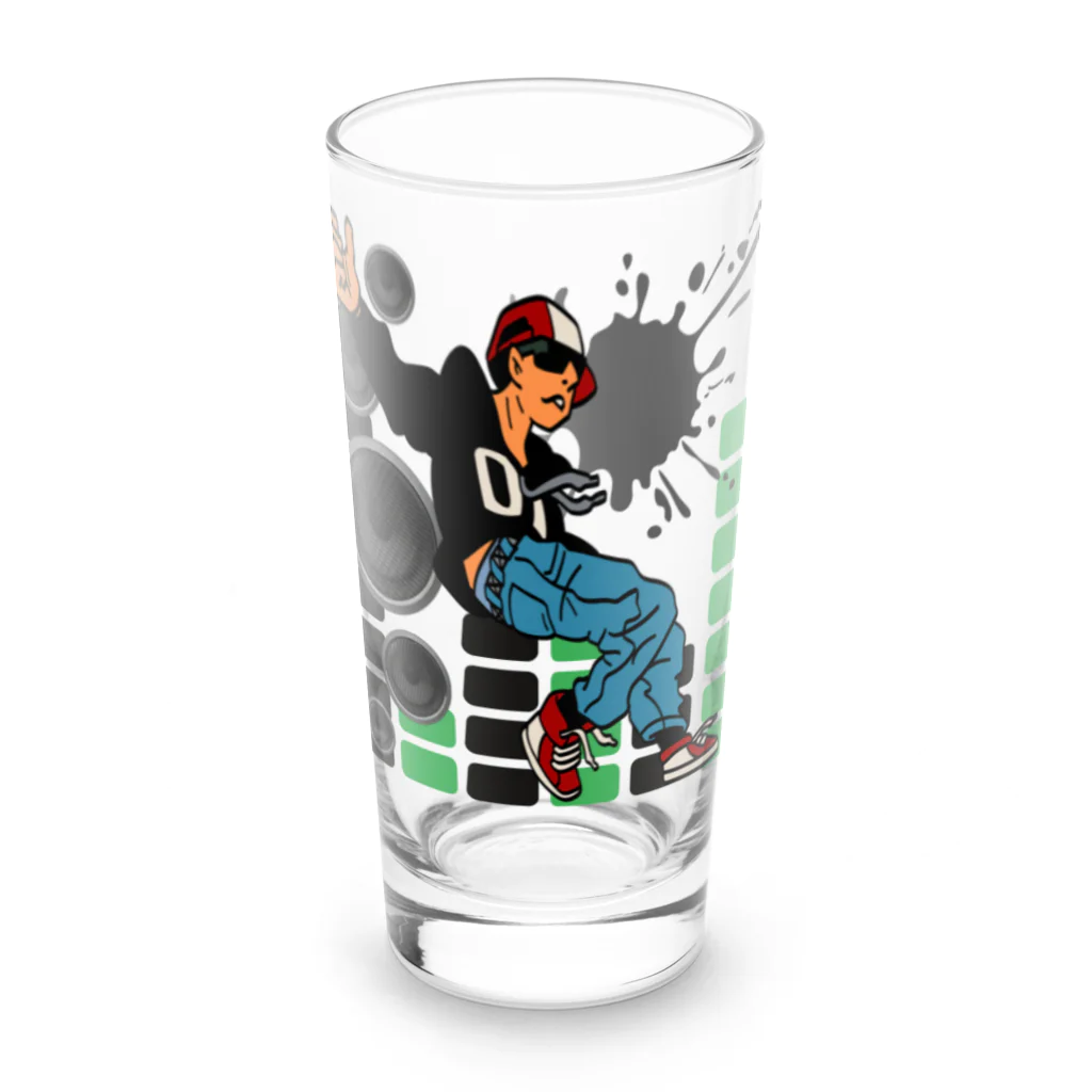 CHIBE86の「Street Dance Vibes」 Long Sized Water Glass :front