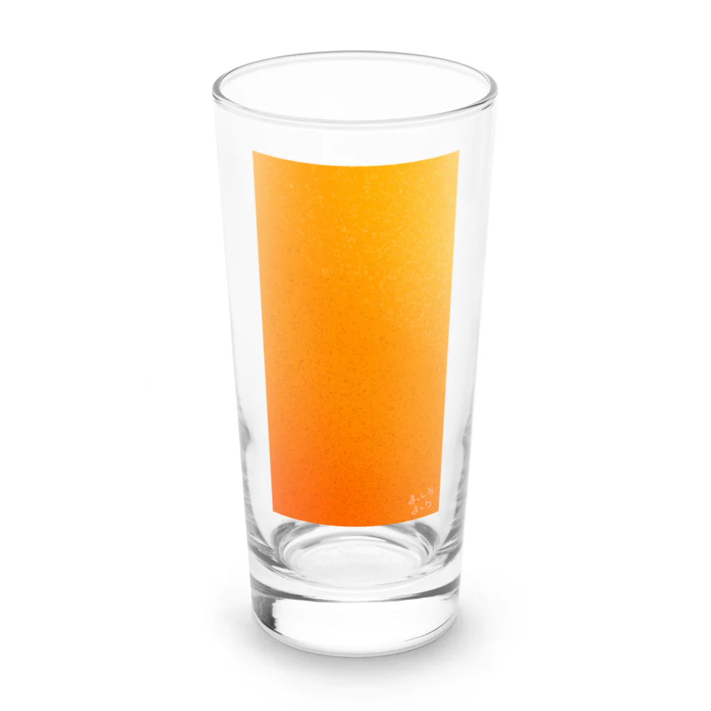 【一点物通販】真白麻代のOrange Long Sized Water Glass :front