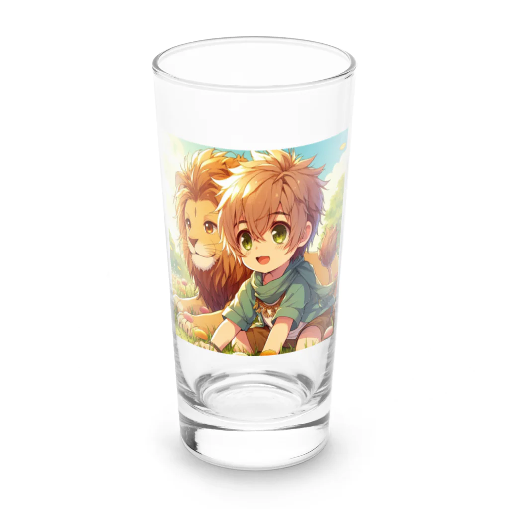 akipoyoのレオとルカ💛 Long Sized Water Glass :front