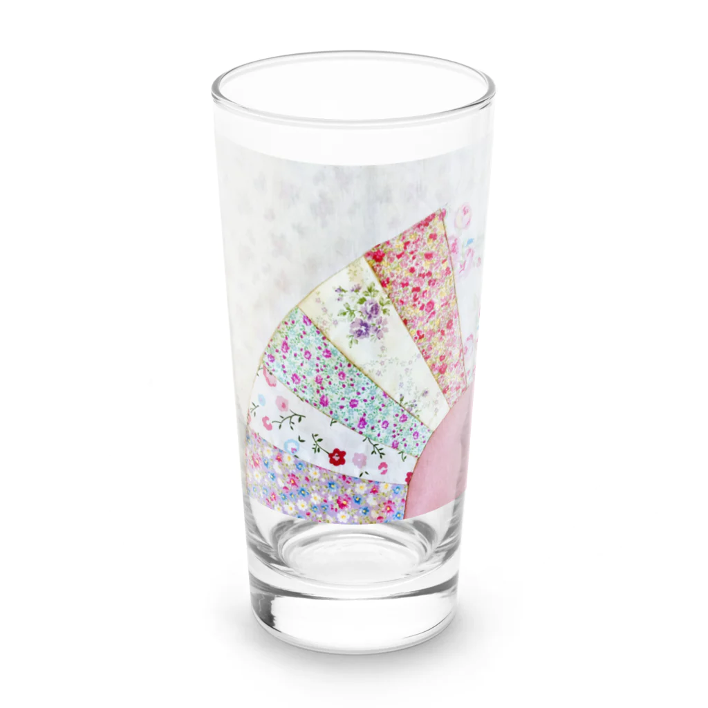 クロネコミミの手仕事便のグランドマザーズ　ファン Long Sized Water Glass :front