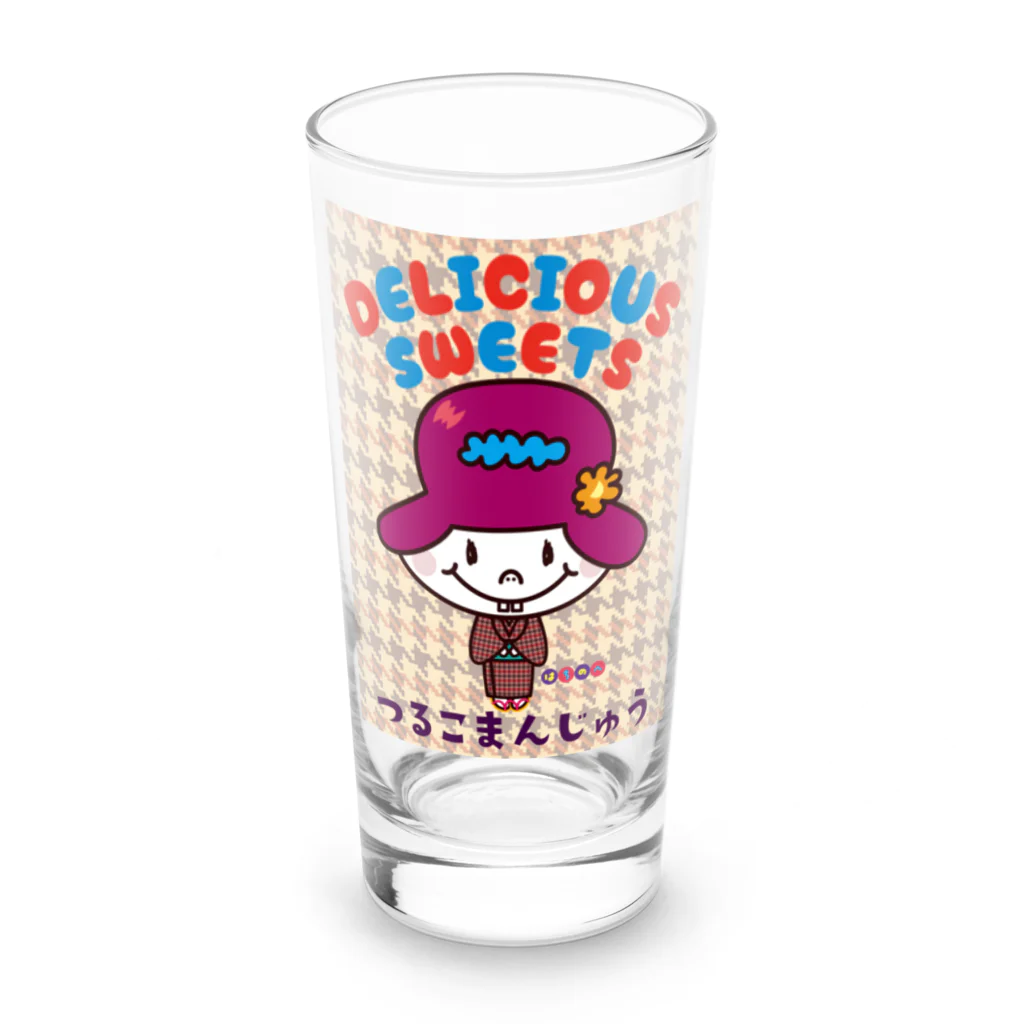 ドレメヒロコのつるこまんじゅう Long Sized Water Glass :front