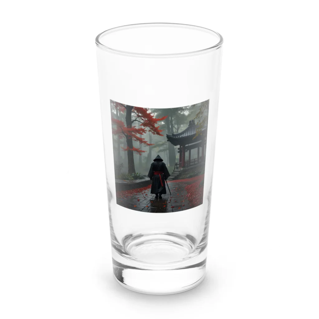 中村マコトの雨の中の侍2 Long Sized Water Glass :front