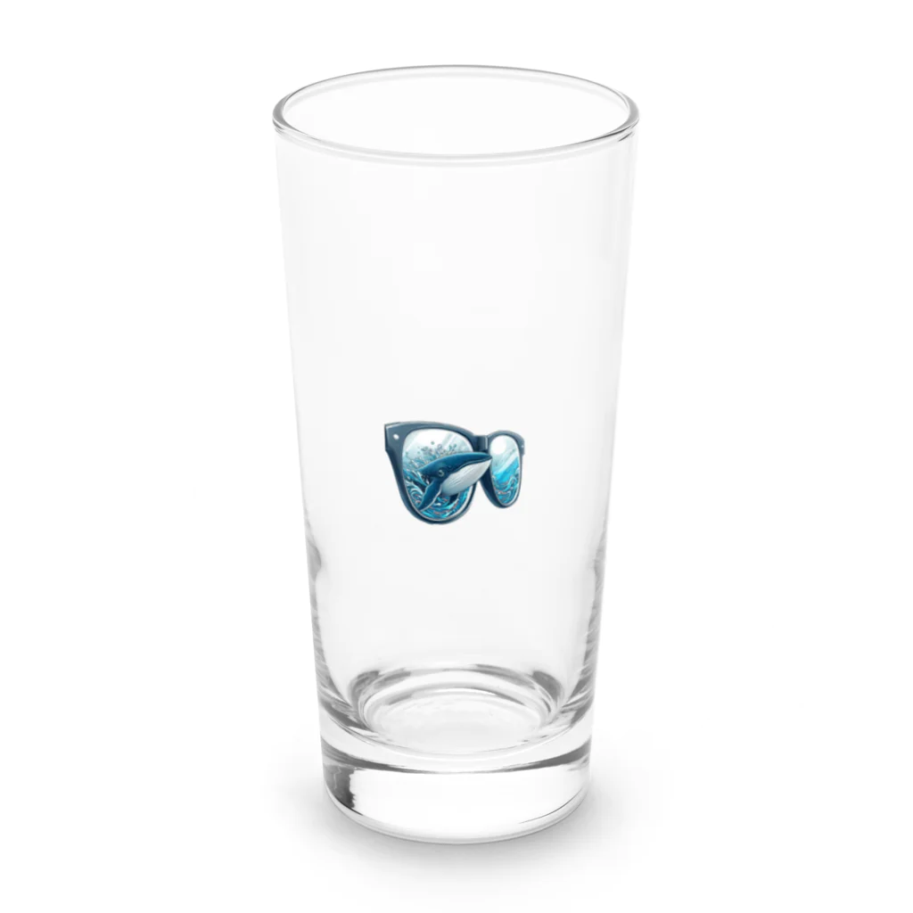 れいのクジラのメガネ：海中の視界 Long Sized Water Glass :front