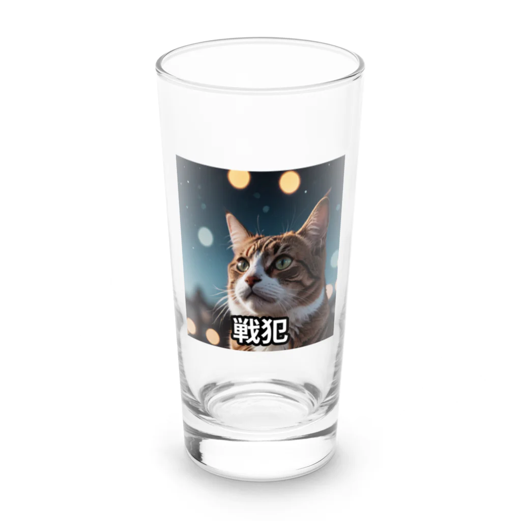 rurifuのゲーミング猫 Long Sized Water Glass :front