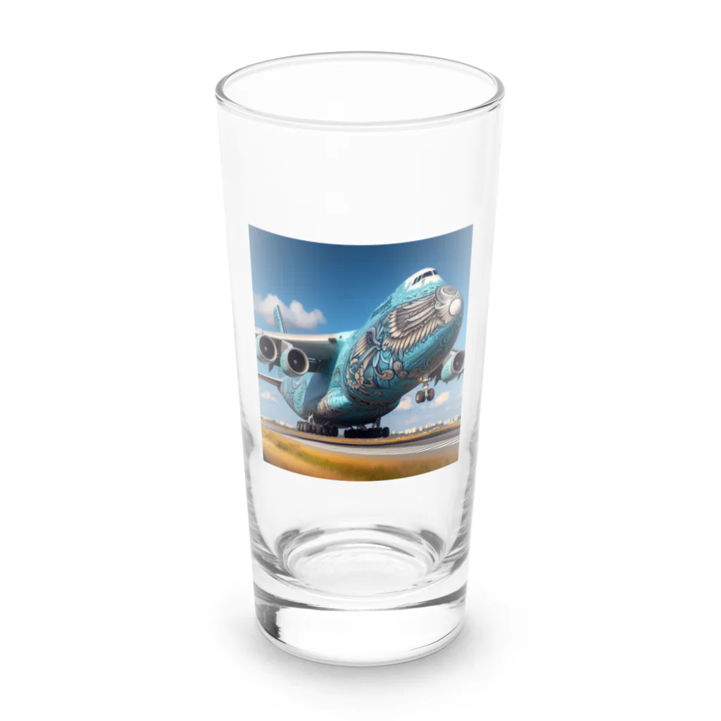 HECreaterのアート貨物機 Long Sized Water Glass :front