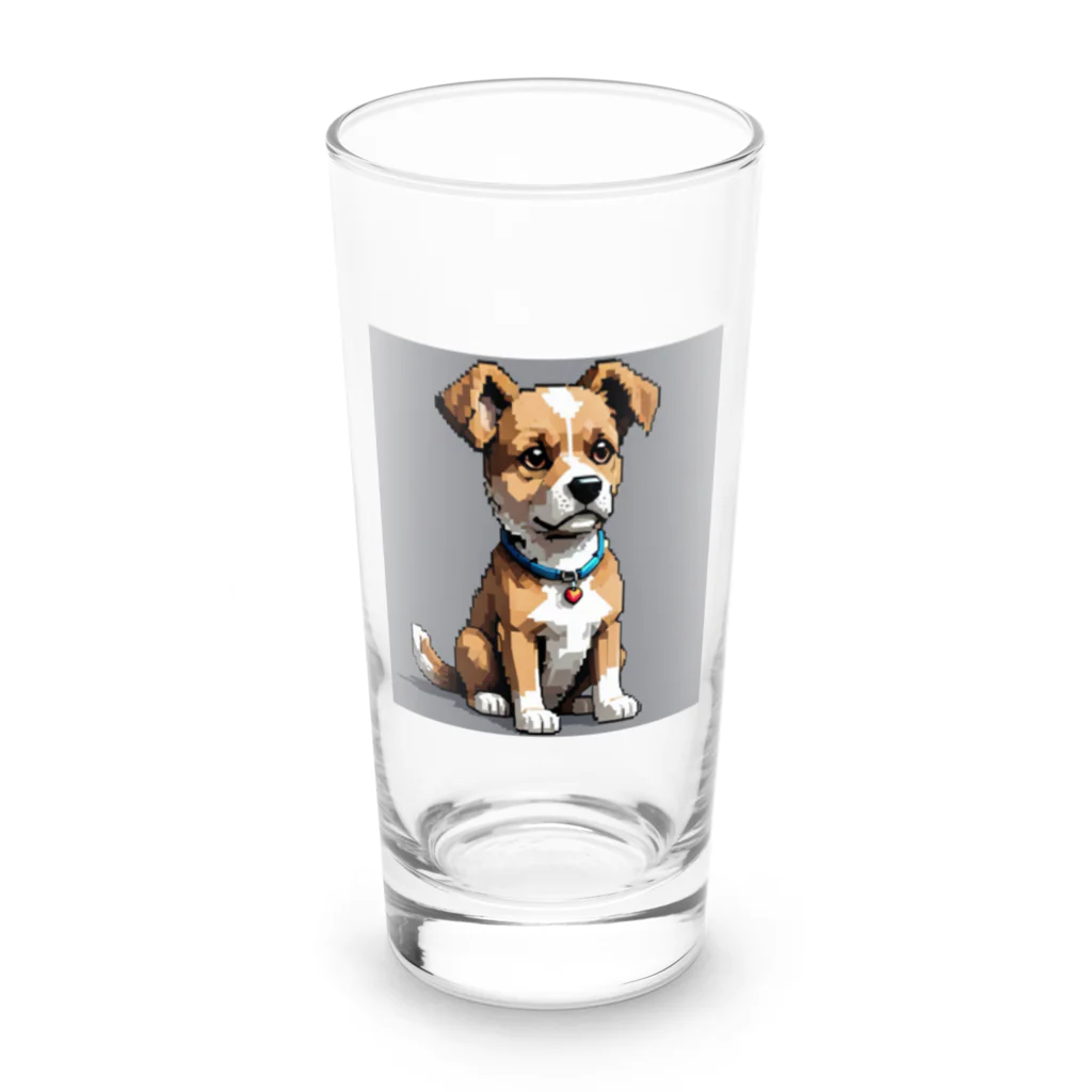 SHOP TKGのドット絵ポチ Long Sized Water Glass :front