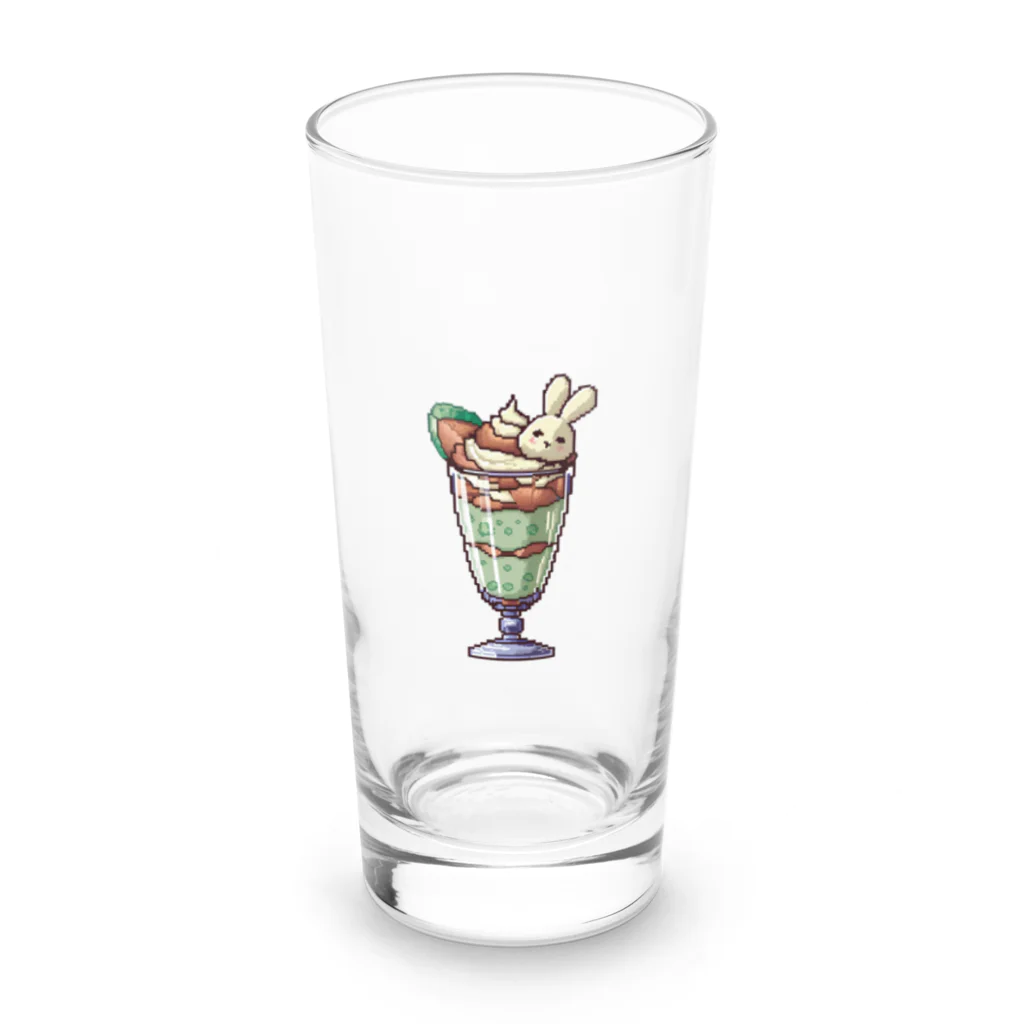 Msks-328772のうさうさぱふぇ　メロン味 Long Sized Water Glass :front