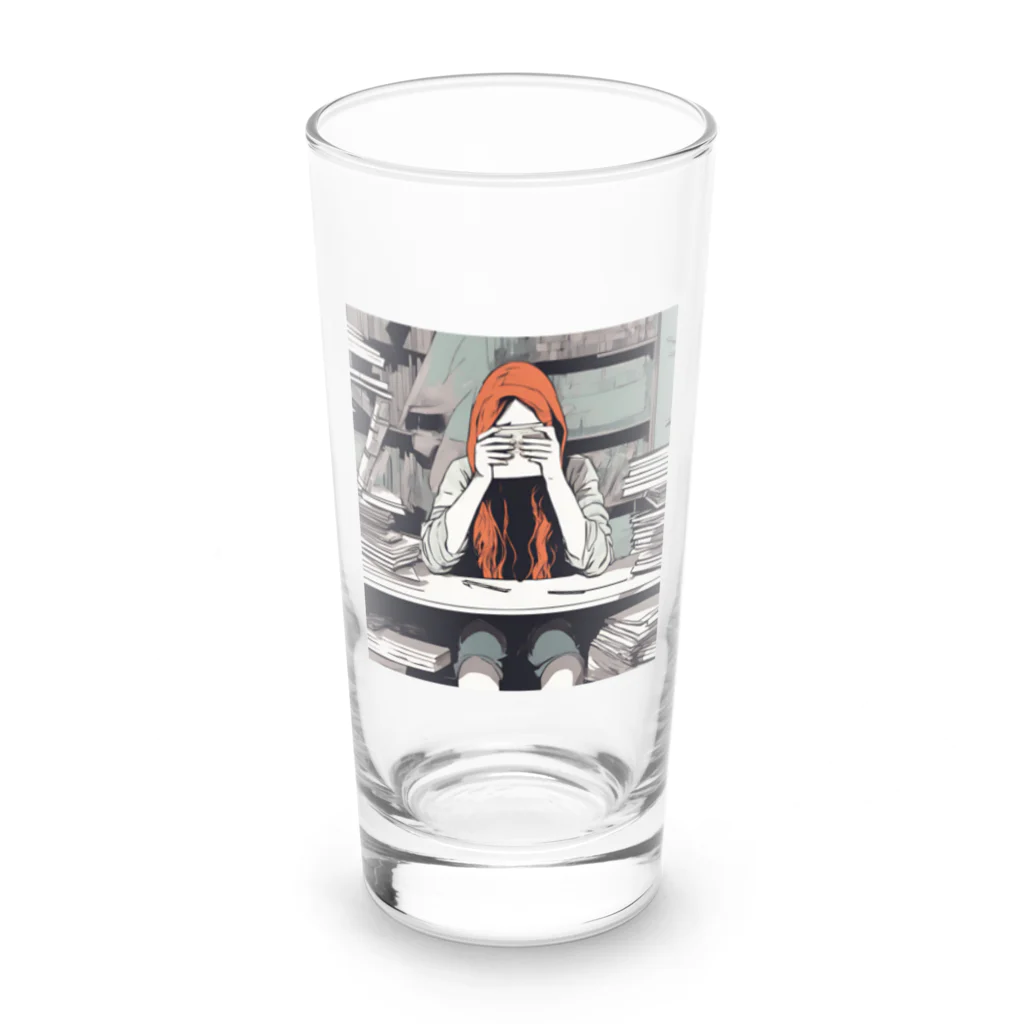 sena_73の悲壮感 Long Sized Water Glass :front