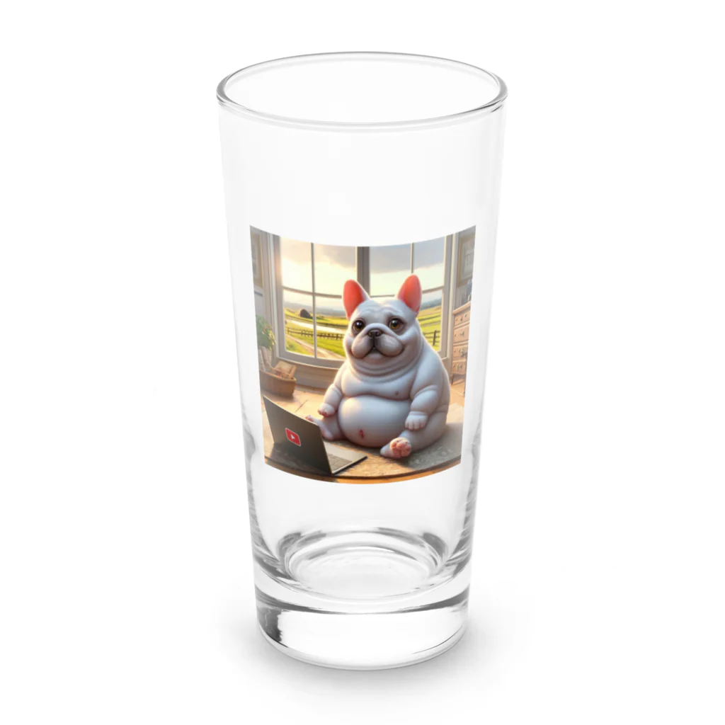 MysticArtworksのぽっちゃりになっちゃったピエール Long Sized Water Glass :front