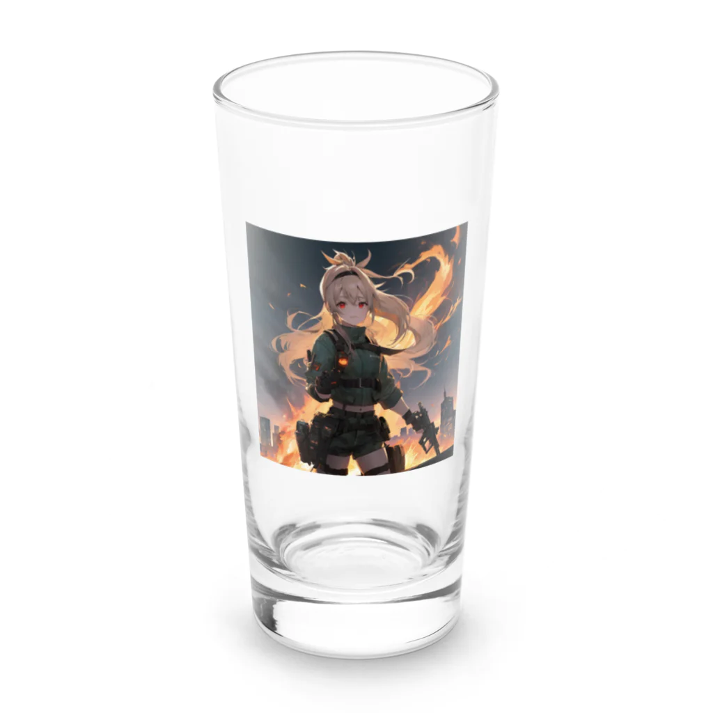 rn425の戦場の少女 Long Sized Water Glass :front