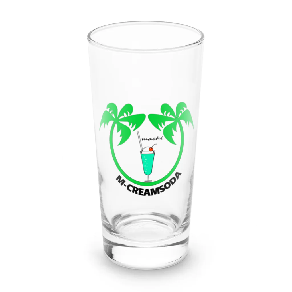 M-CREAMSODAのtropicalヤシ カラー Long Sized Water Glass :front