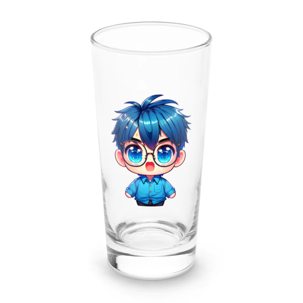 ちょいぽちゃシリーズ、旅行屋さんのちょいボチャ勇太くんキャラグッズ Long Sized Water Glass :front