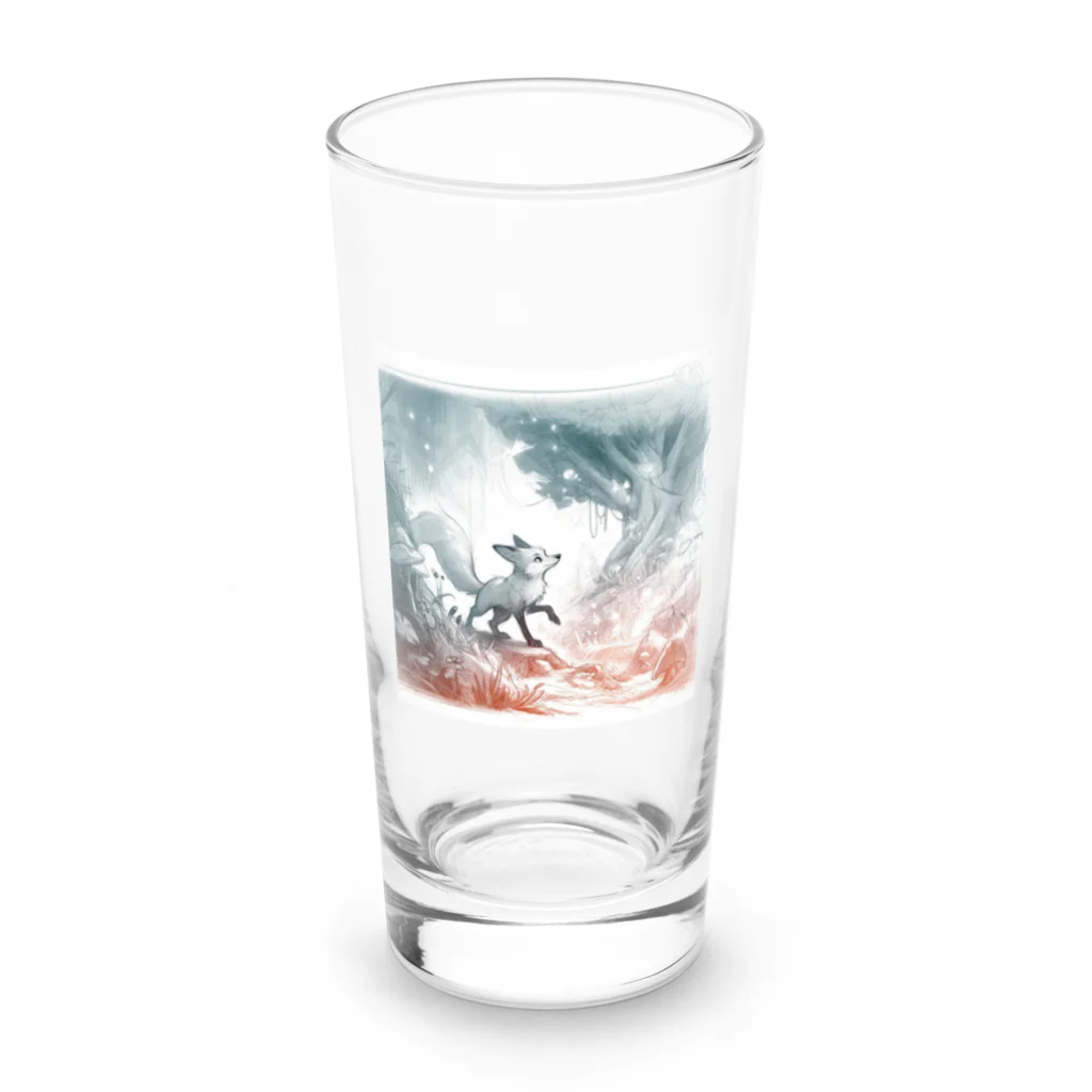 R Uの狐の冒険：魔法の森 Long Sized Water Glass :front