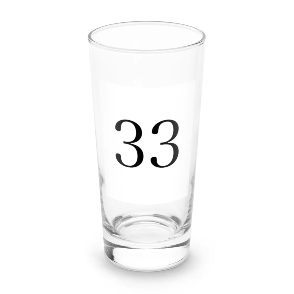 あかさたーなの33 Long Sized Water Glass :front