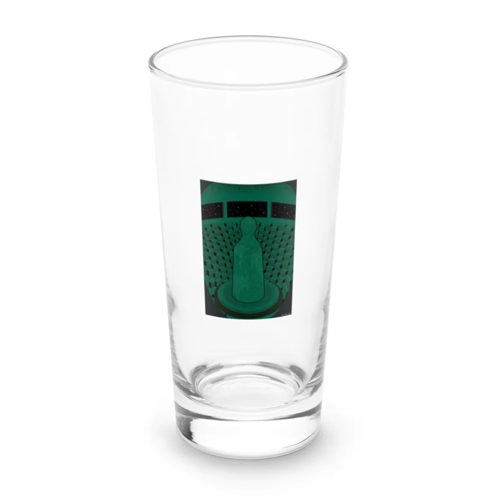 Noedewamaiの夜のコンクリート Long Sized Water Glass :front