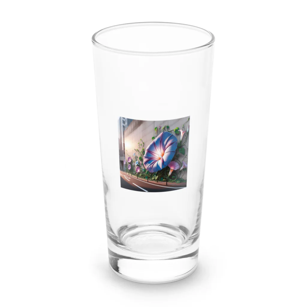 hanayaのアサガオ③ Long Sized Water Glass :front