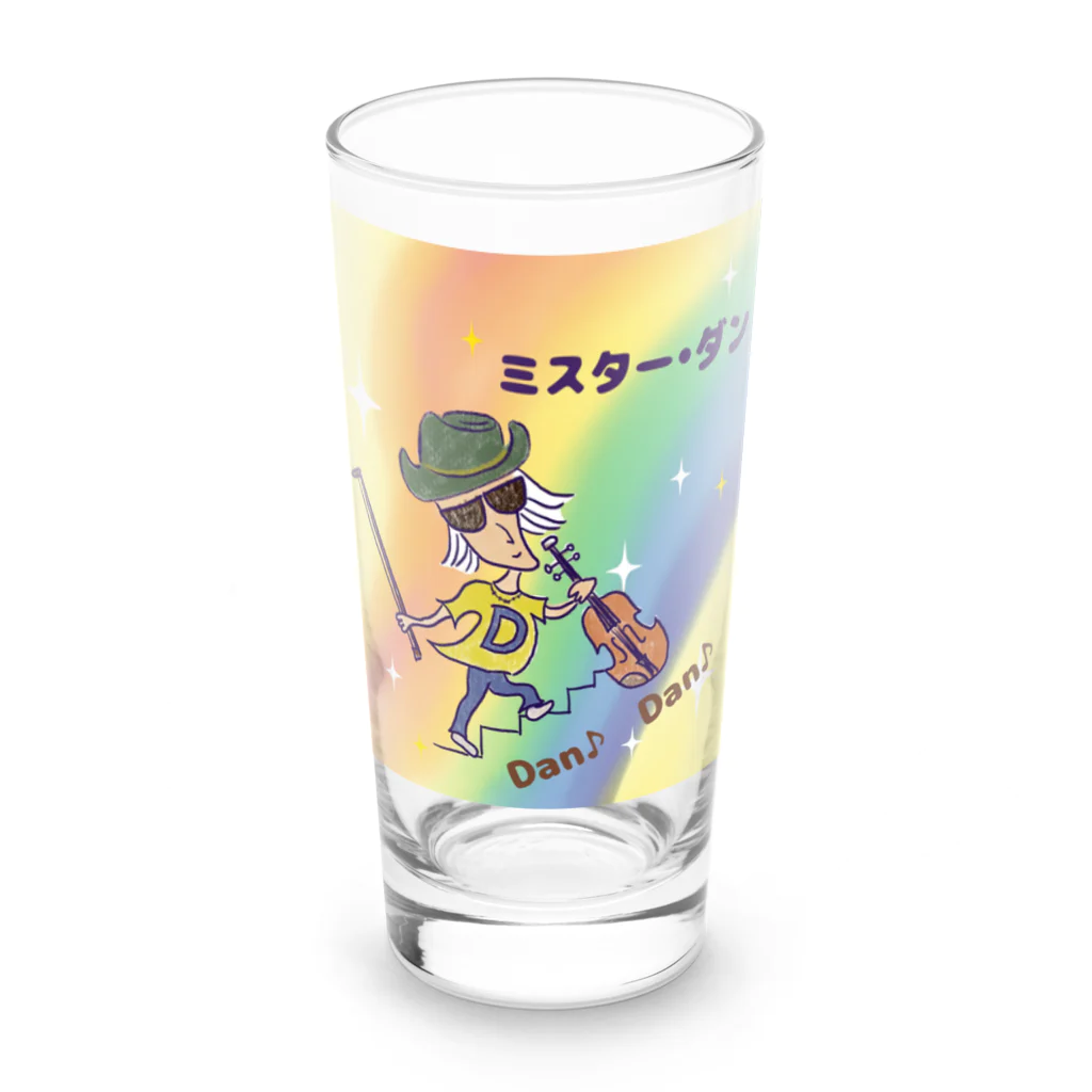 いぬいぬいのミスター•ダン　 Long Sized Water Glass :front