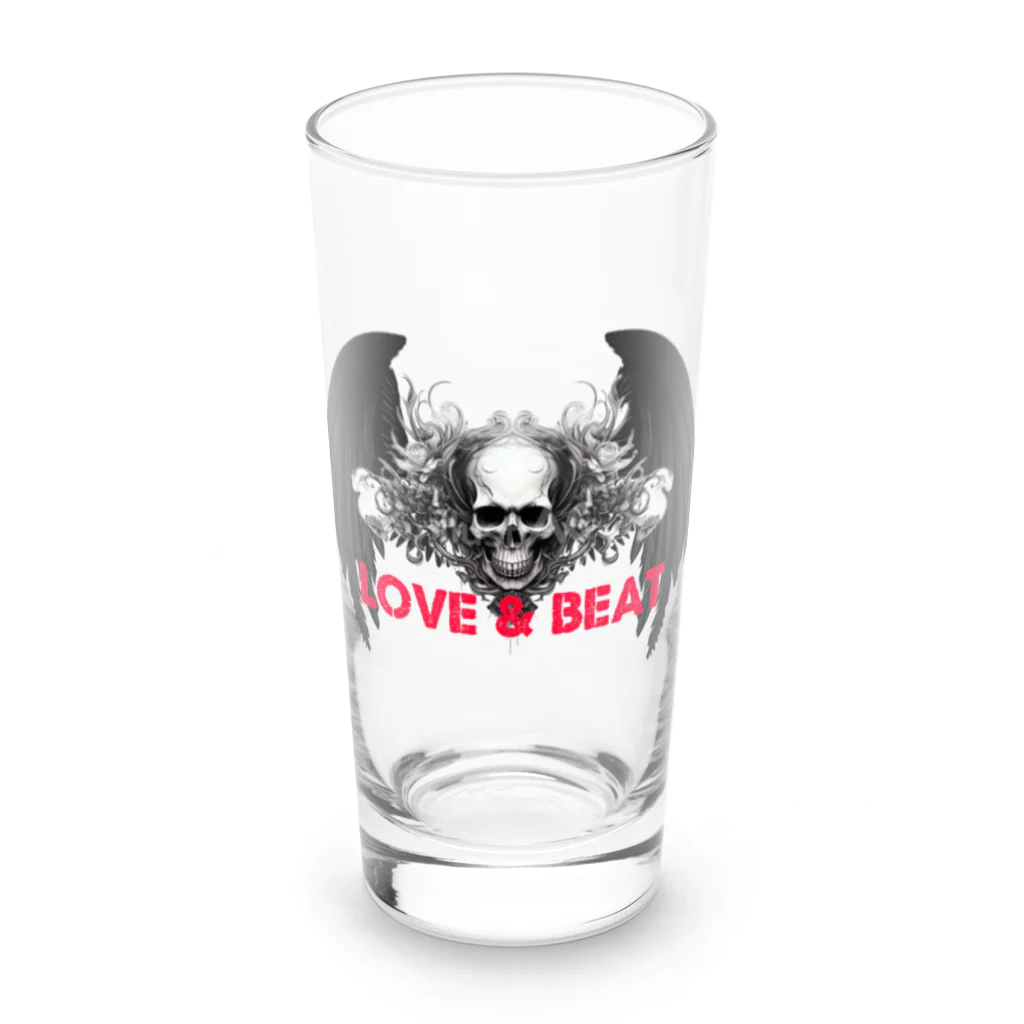 OMI-1901のLOVE&BEAT スカル2 Long Sized Water Glass :front