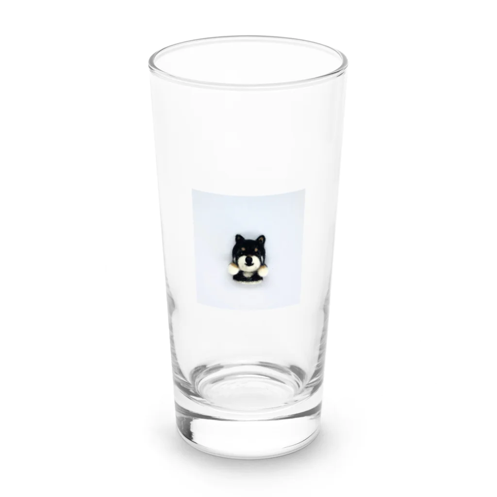 黒柴むさし君のSimpleむさし君 Long Sized Water Glass :front