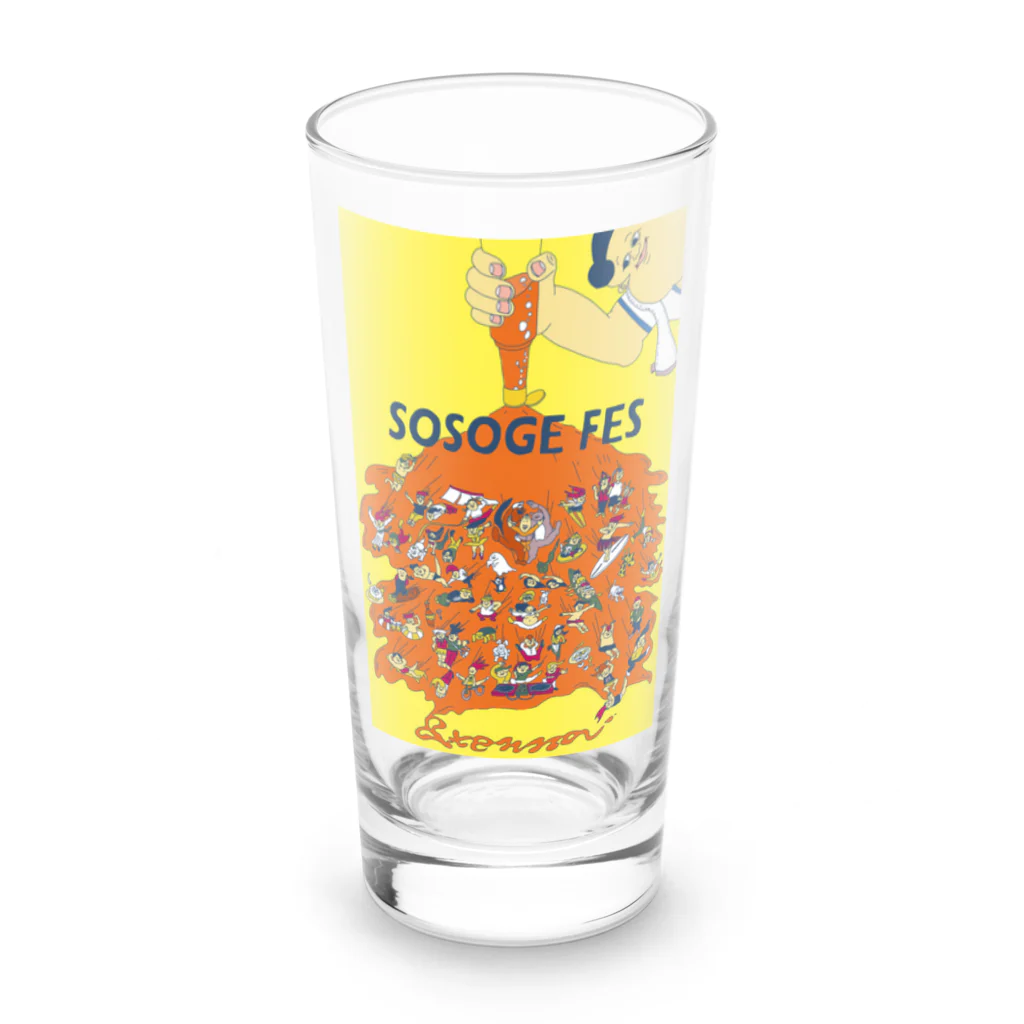 ごま油部のsosoge fes メインビジュアルグッズ Long Sized Water Glass :front