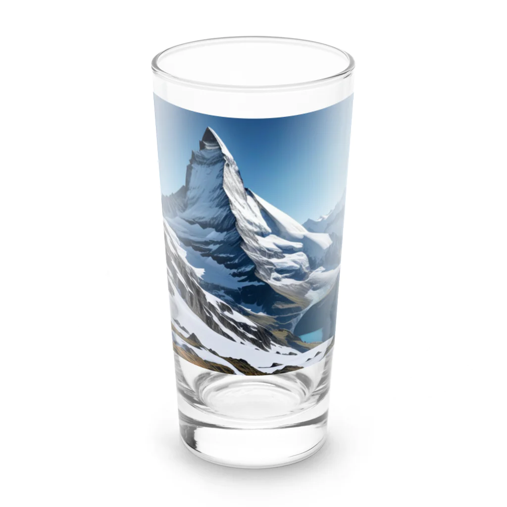 ジャパネットケフィアのアルプスの守り手 マッターホルン(小物) Long Sized Water Glass :front