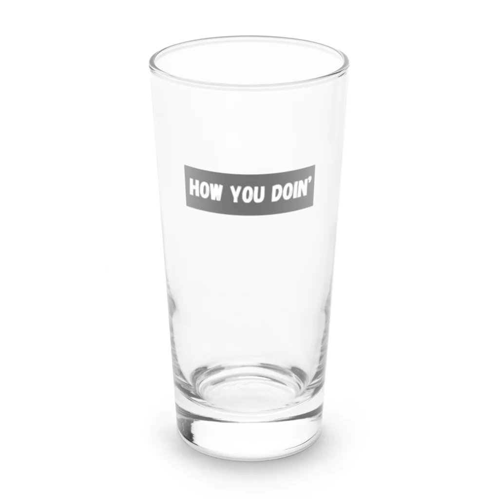 araakii@꧁THE DOGRUN꧂のHOW YOU DOIN'? Long Sized Water Glass :front