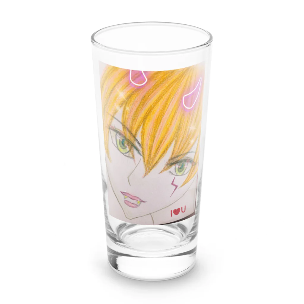 りゅ姫愛 Ｌｙｕｋｉａ🖤*･°のあれきちん♡ Long Sized Water Glass :front