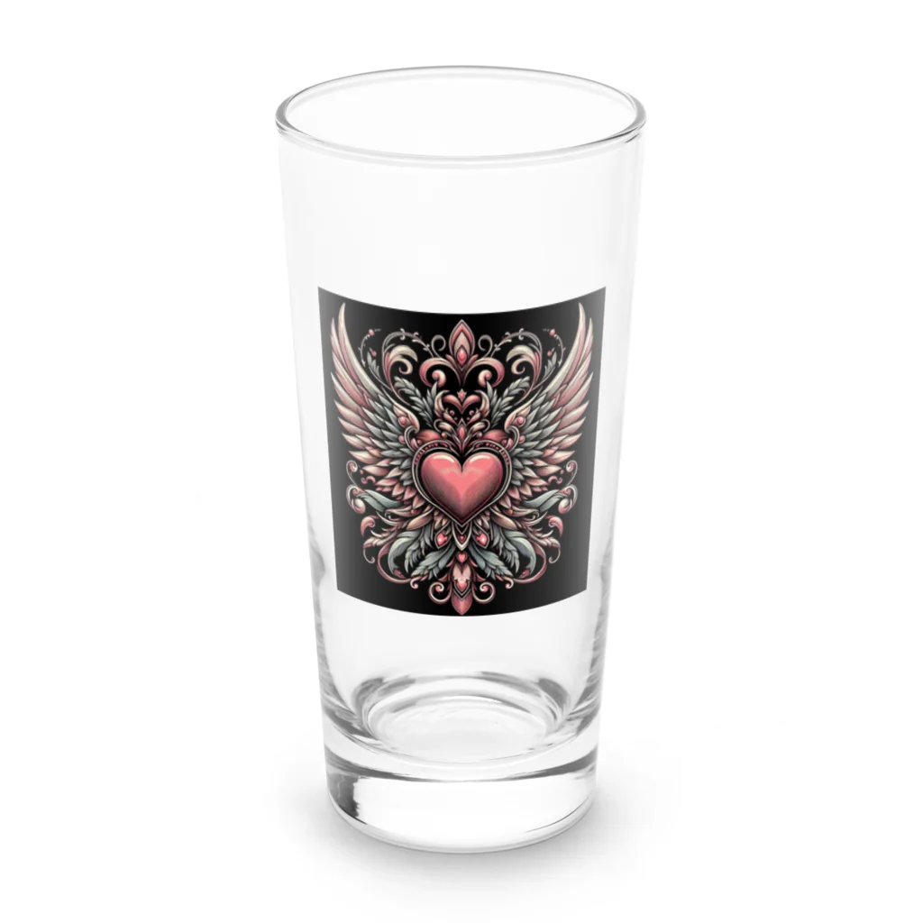 wワンダーワールドwのWING HEART001 Long Sized Water Glass :front