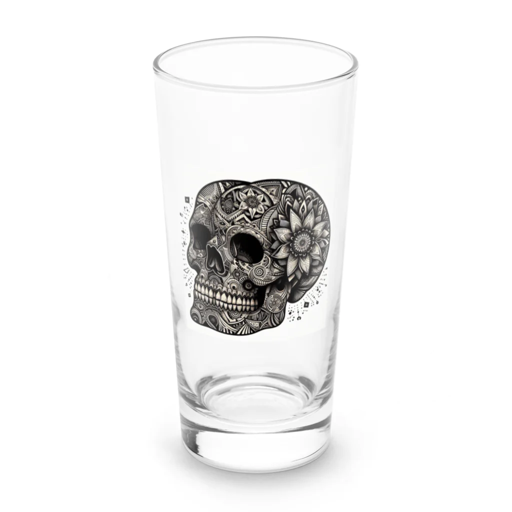 wワンダーワールドwのSKULL002 Long Sized Water Glass :front